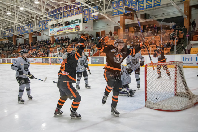 Mack Byers gives the Smoke Eaters the - Trail Smoke Eaters